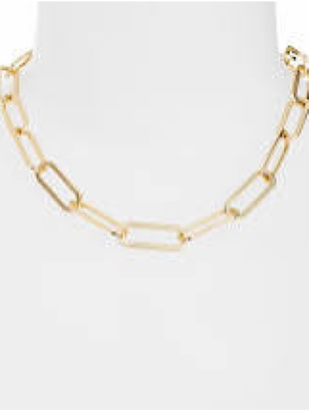 Baublebar Gold Hera Necklace Paper Clip Style - Great For Layering — image 2 of 5